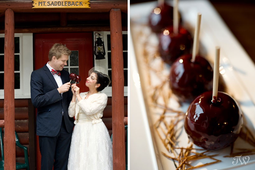 lake-louise-wedding-photographer-bride-groom-candy-apples
