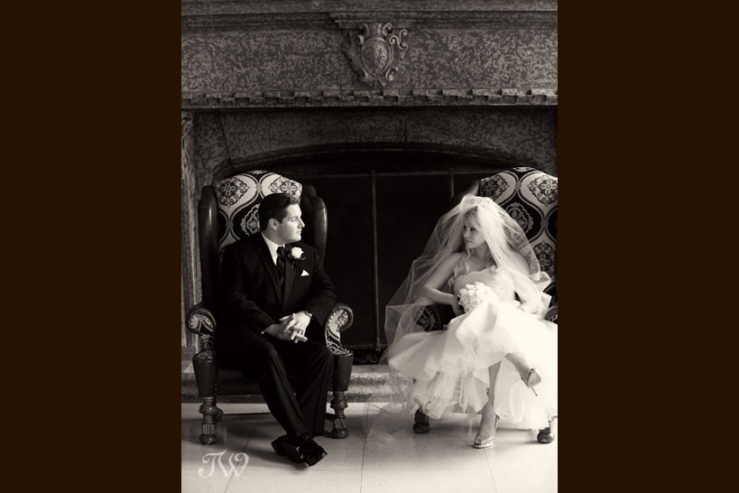 Banff-Springs-Wedding-Photographs-bridal-couples-fireplace