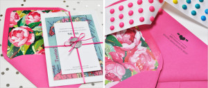 Kate Spade Wedding Invitations - Tara Whittaker Photography