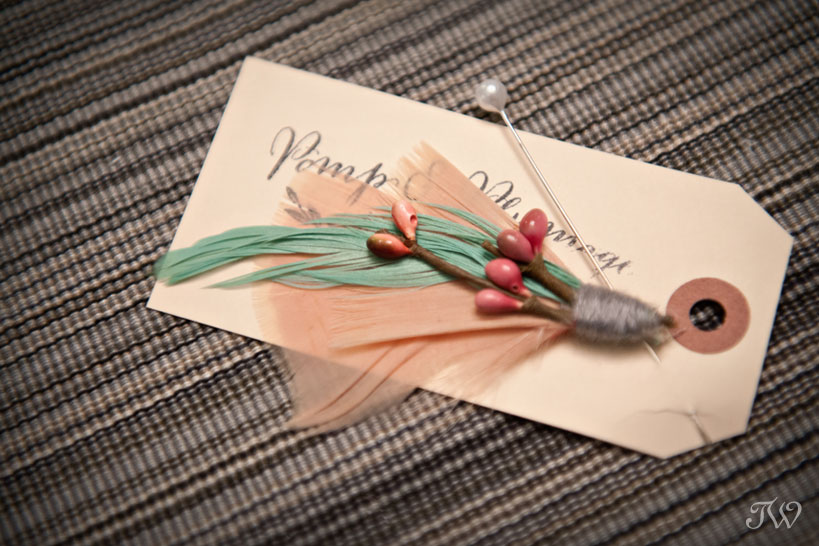boutonnieres for grooms captured by Tara Whittaker Photography
