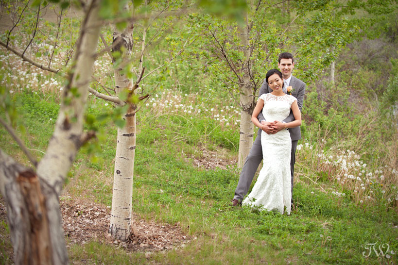 bride and groom on their wedding day captured by Tara Whittaker Photography