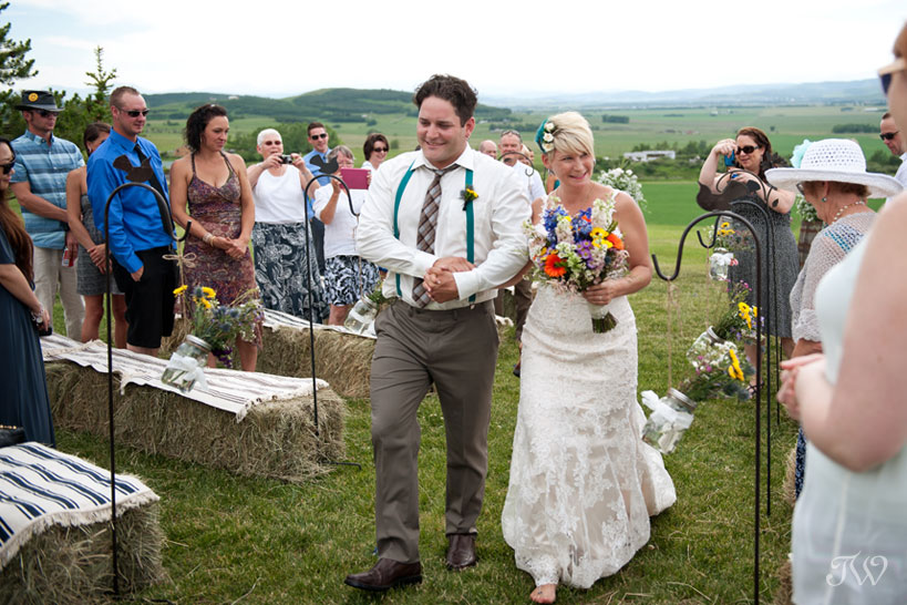 new bride and groom captured by Tara Whittaker Photography