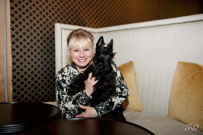 The Commons owner Erynn with her dog Sherlock captured by Tara Whittaker Photography