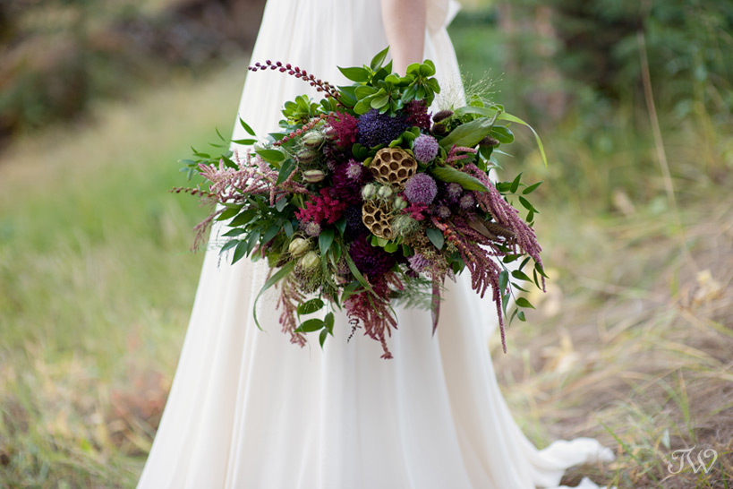 fall bridal bouquet from Flowers by Janie captured by Tara Whittaker Photography