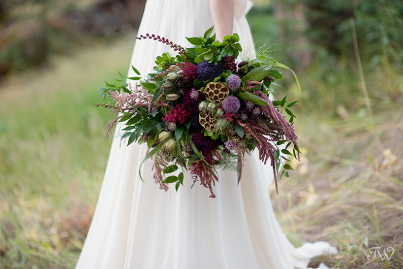 fall wedding bouquet captured by Tara Whittaker Photography