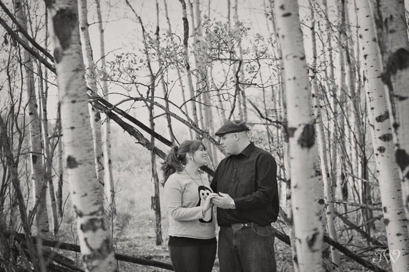 couple pose during their engagement session with Tara Whittaker Photography