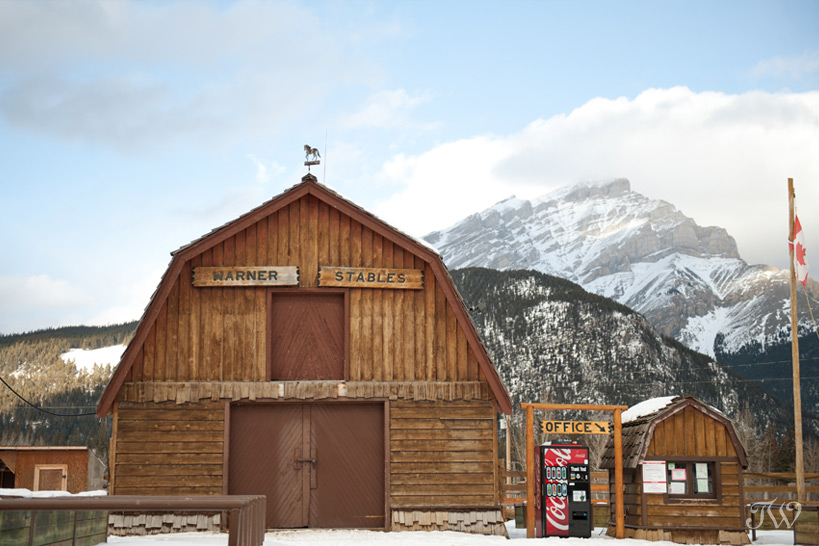 Warner Stables in Banff captured by Tara Whittaker Photography