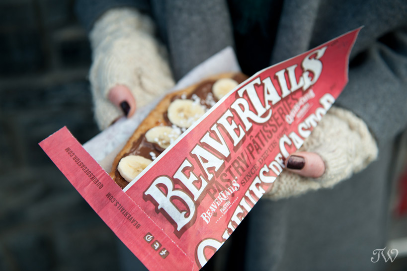 Beavertails pastry on Banff Avenue captured by Tara Whittaker Photography