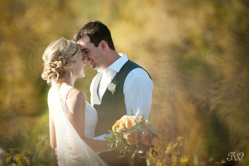 Fernie Bride and Groom captured by Tara Whittaker Photography
