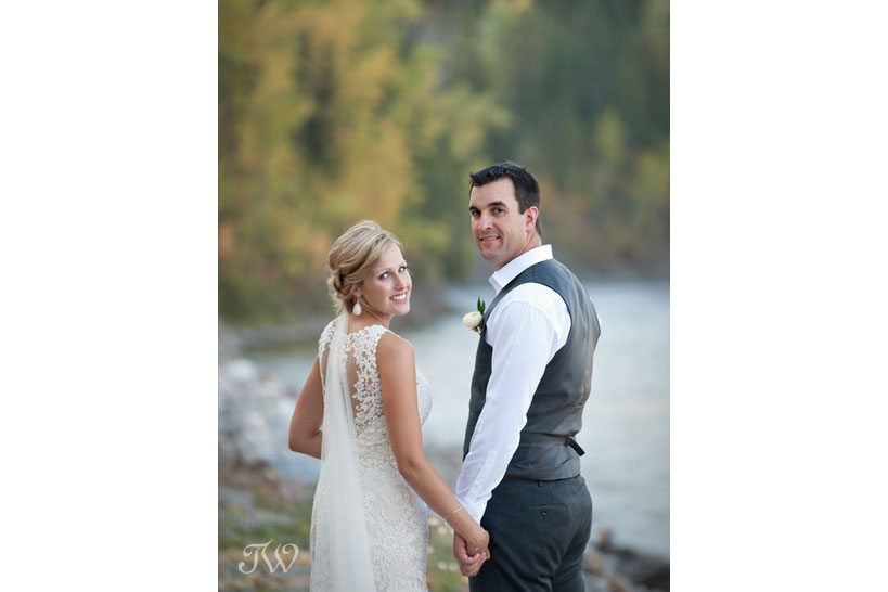 Fernie bride and groom captured by Tara Whittaker Photography