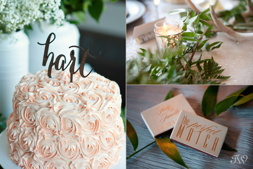 Fernie wedding details planned by Mountain Bride captured by Tara Whittaker Photography