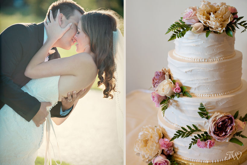 Wedding cake by Cakeworks captured by Tara Whittaker Photography