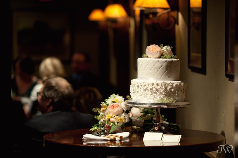wedding cake by Cakes with Attitude captured by Tara Whittaker Photography