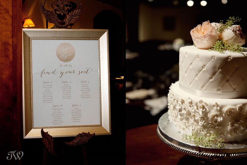 Wedding cake by Cakes with Attitude captured by Tara Whittaker Photography