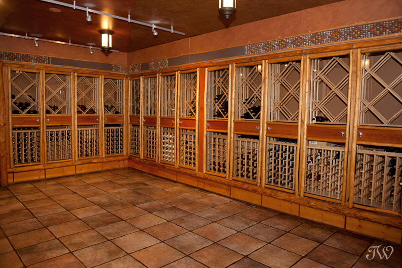 Wine Cellar at Buffalo Mountain Lodge captured by Tara Whittaker Photography