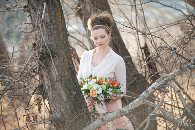 spring bridal portrait captured by Tara Whittaker Photography