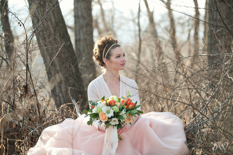 portrait of a spring bride captured by Tara Whittaker Photography