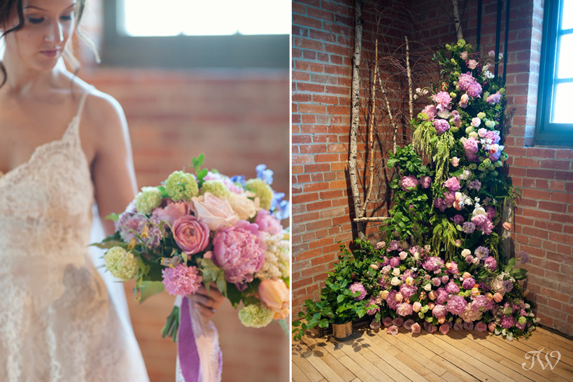 floral ceremony design from Flowers by Janie captured by Tara Whittaker Photography