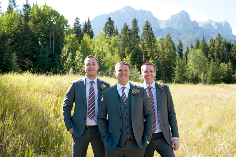 Groomsmen at a Quarry Lake wedding captured by Tara Whittaker Photography