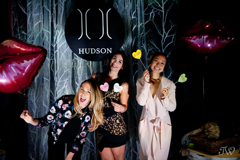 Photo booth at Hudson opening night captured by Tara Whittaker Photography
