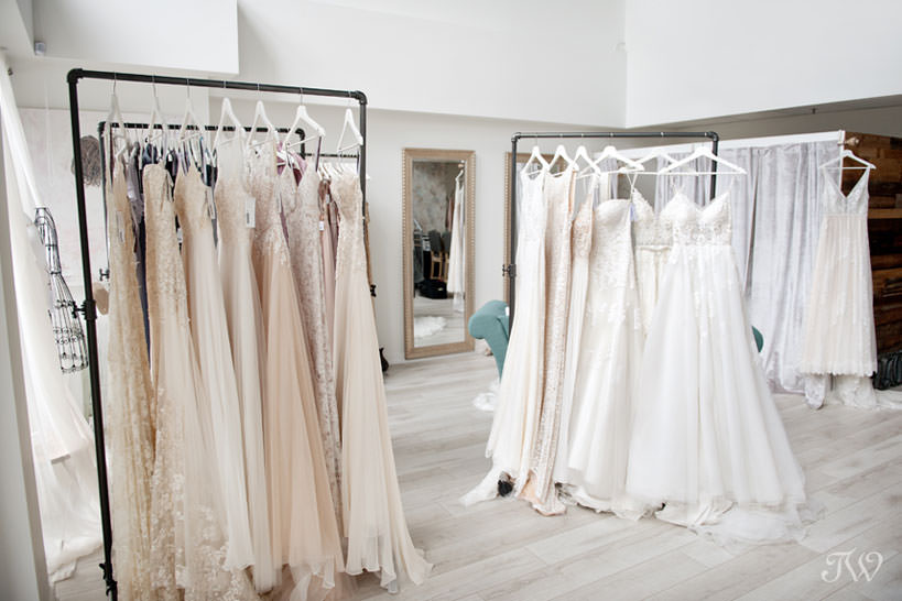 couture bridal gowns at Blush & Raven captured by Tara Whittaker Photography