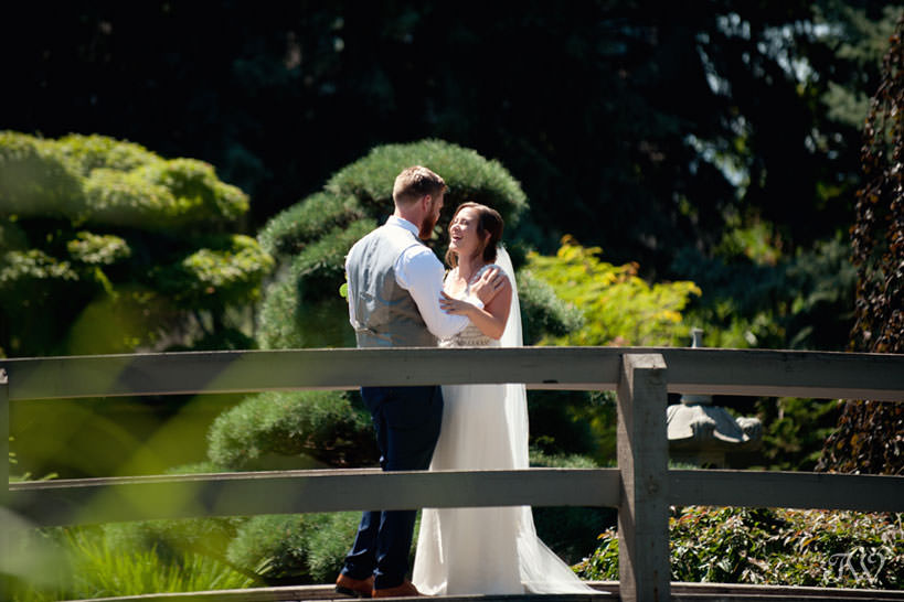 First look at Kasugai Gardens kelowna wedding photos captured by Tara Whittaker Photography