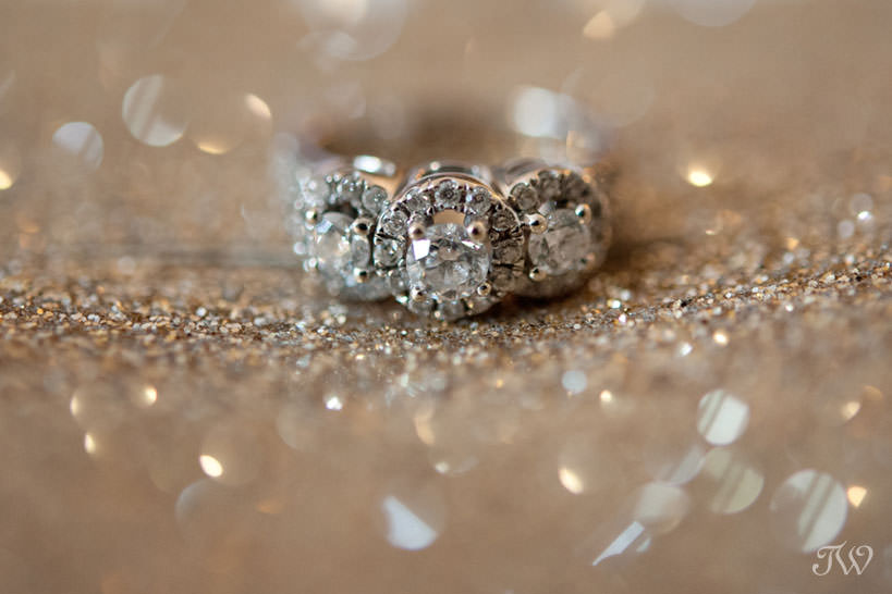 ring shot for a Lake House wedding captured by Calgary wedding photographer Tara Whittaker