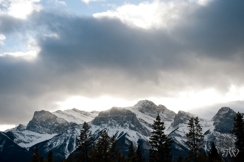 The Three Sisters near Canmore captured by Tara Whittaker Photography