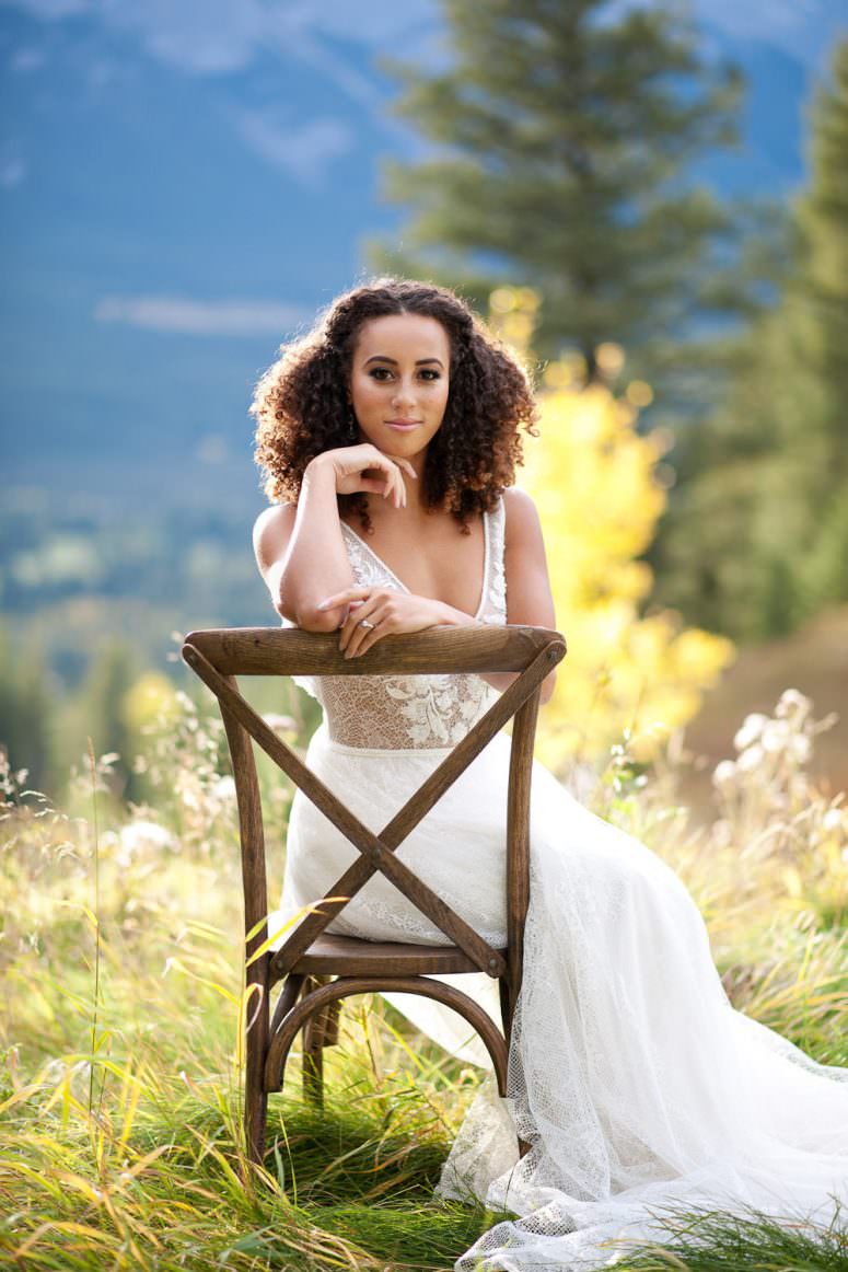 Silvertip bride in autumn Calgary wedding portfolio for Tara Whittaker Photography
