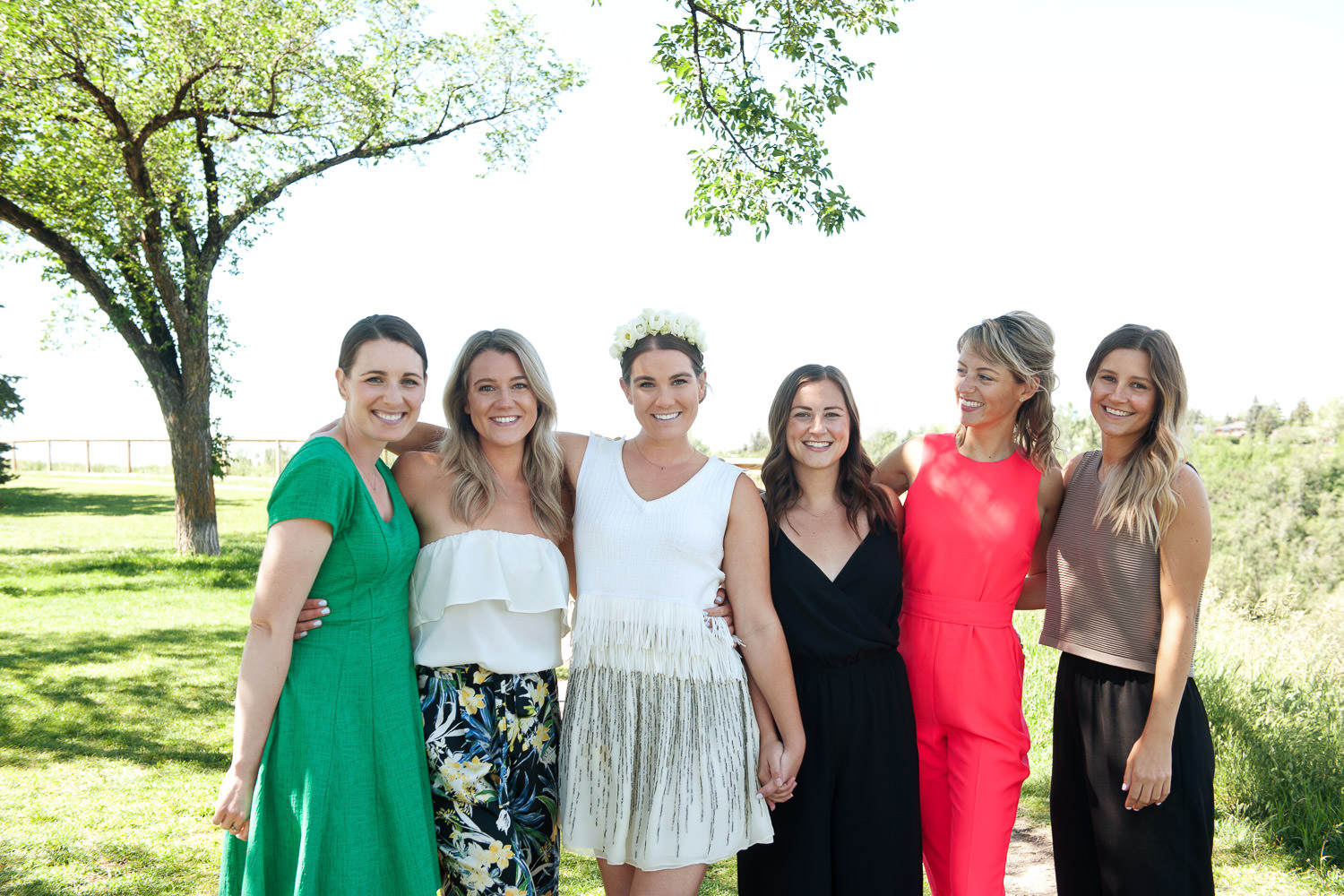 bride tribe celebration in Calgary captured by Tara Whittaker Photography