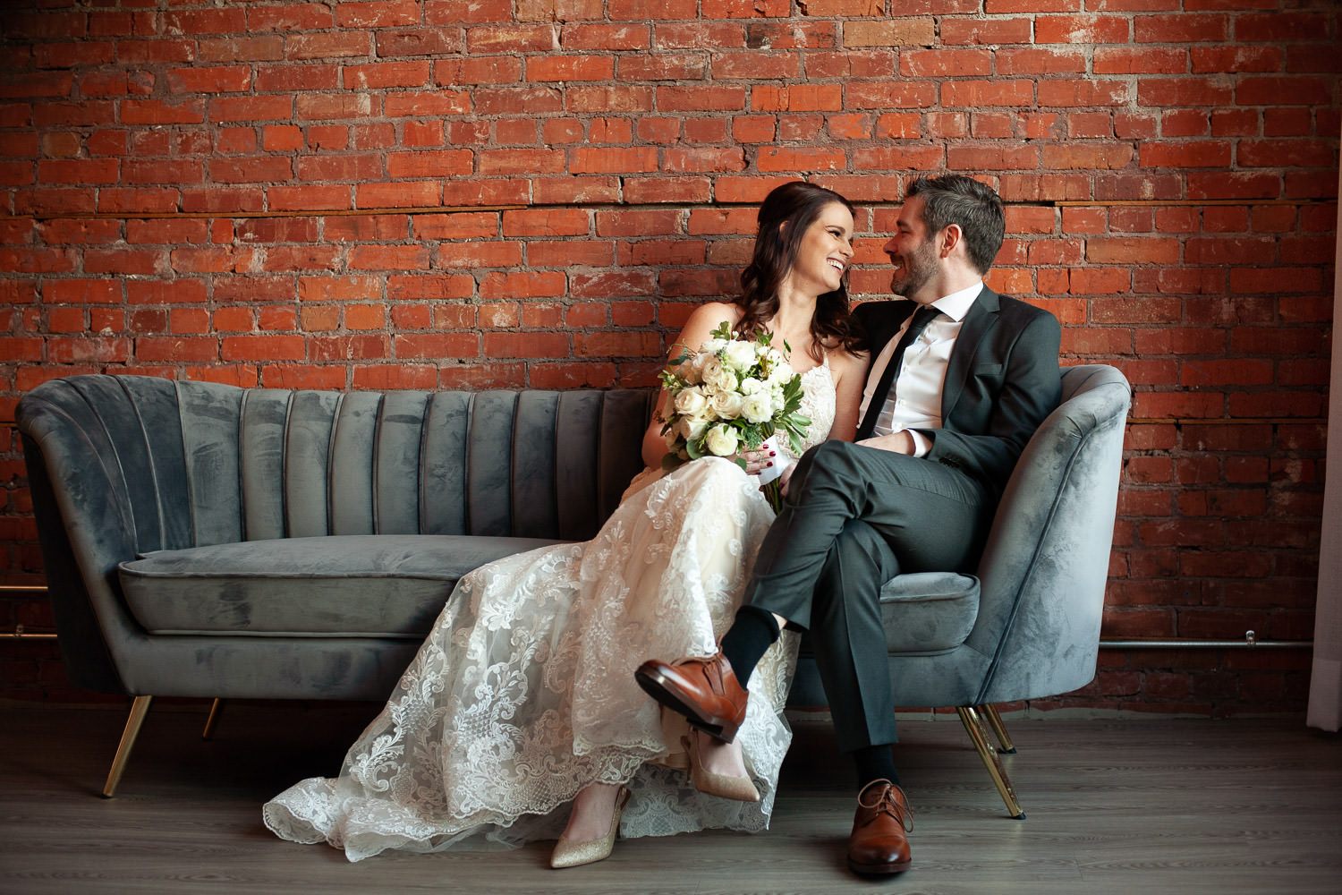 bride and groom at Venue 308 captured by Tara Whittaker Photography