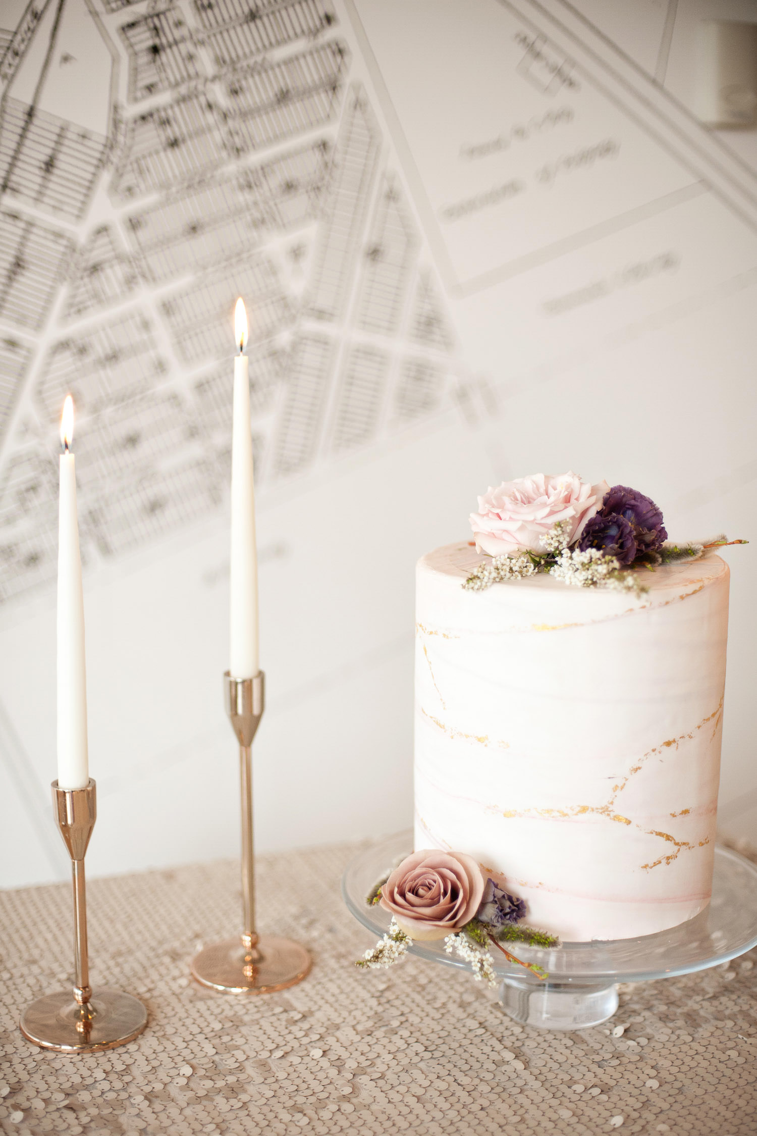 spring wedding cake by Pretty Sweet captured by Tara Whittaker Photography