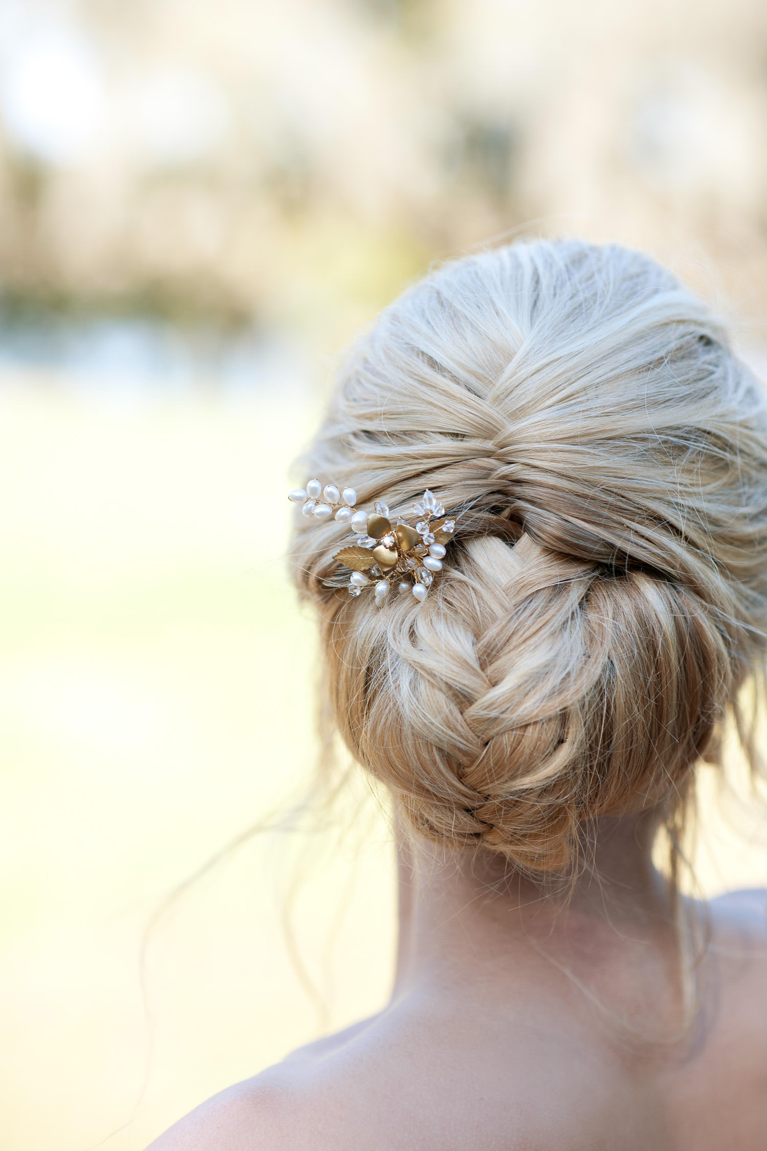 Classic updo for a modern bride captured by Tara Whittaker Photography