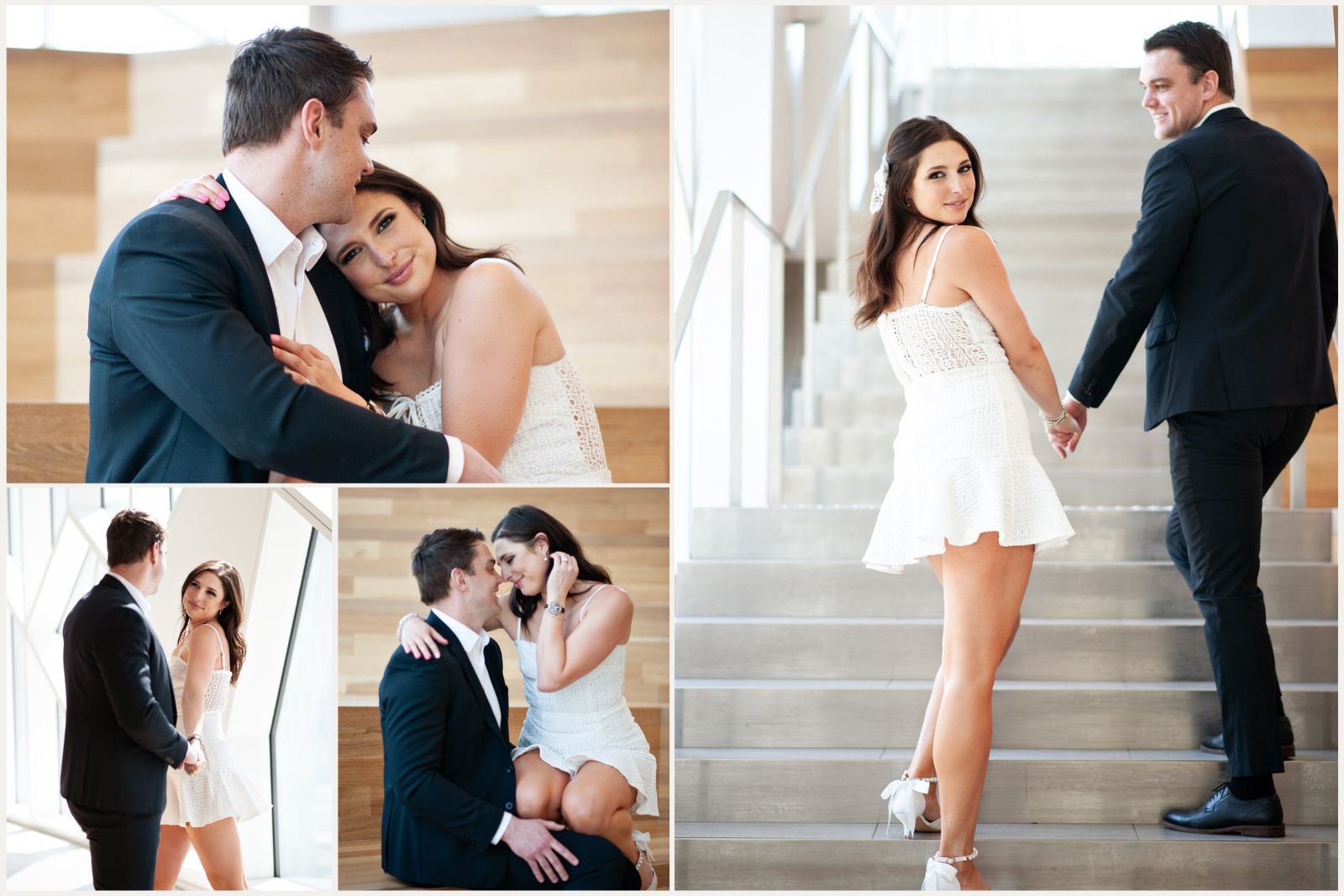 Spring engagment photos at Central Library in Calgary captured by Tara Whittaker Photography