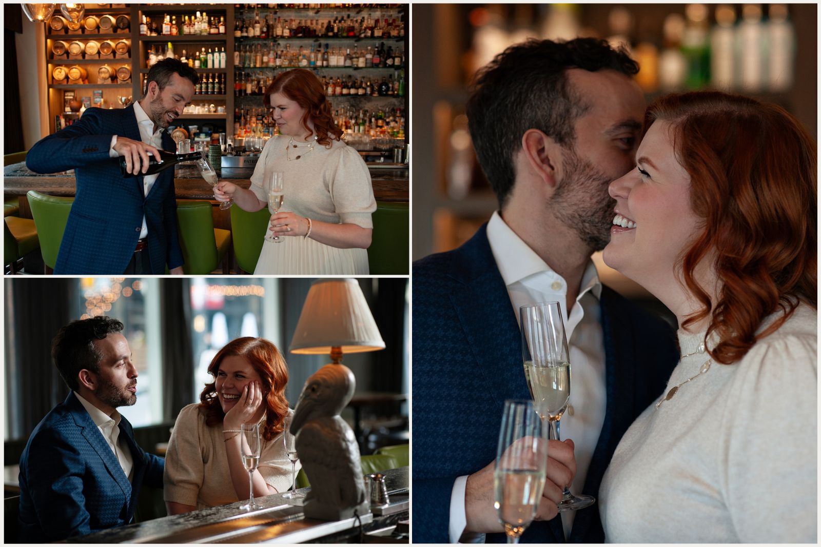 Couple choose Proof in Calgary as the location for their engagement session with Tara Whittaker Photography