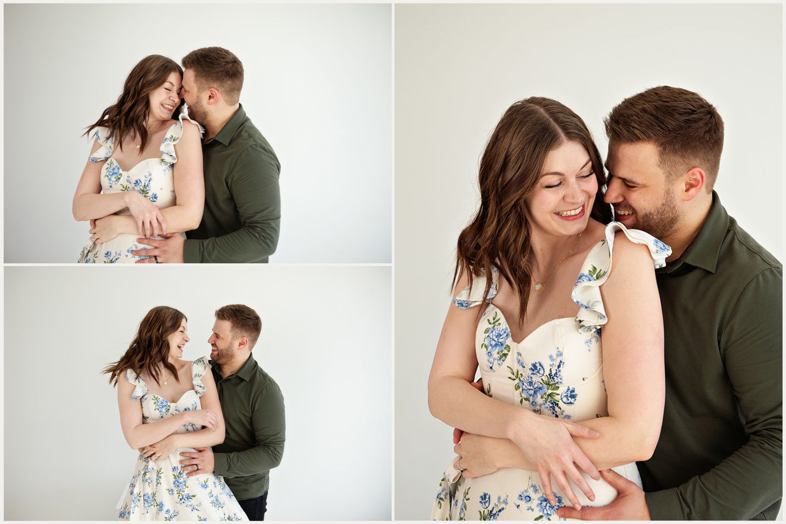 An engagement session captured at Studio Boheme captured by Calgary wedding photographer Tara Whittaker