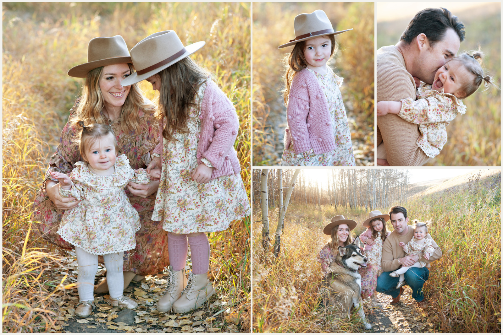 Fall photoshoot in Calgary for families and pets, captured by Tara Whittaker Photography